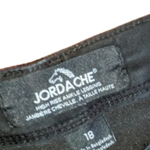 JORDACHE Black Skinny Jeans Size 18 - Picture 4 of 4